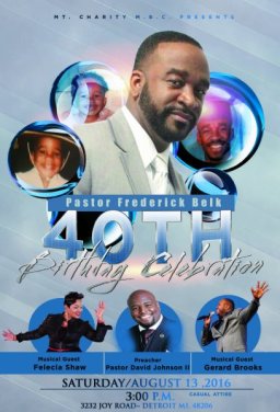 Pastor Belk's 40th Celebration